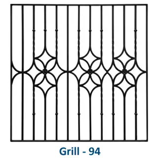 Safety Window Grill Design 94 by Simmply Perfect, Hyderabad