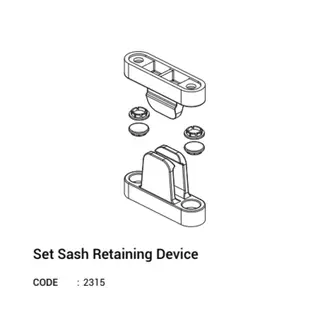 Set retaining device for UPVC Windows & Doors by Simmply Perfect, Hyderabad