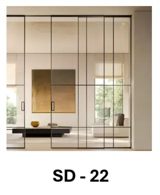 Shed Sliding partition Design 22 by Simmply Perfect, Hyderabad