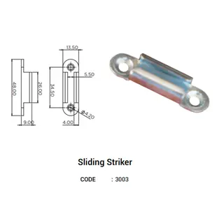 Sliding Striker for UPVC Windows & Doors by Simmply Perfect, Hyderabad