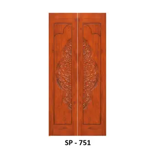 Teak Double Door Design 751 by Simmply Perfect, Hyderabad