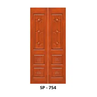 Teak Double Door Design 754 by Simmply Perfect, Hyderabad