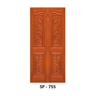 Teak Double Door Design 755 by Simmply Perfect, Hyderabad