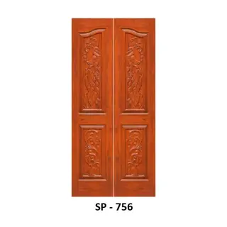 Teak Double Door Design 756 by Simmply Perfect, Hyderabad