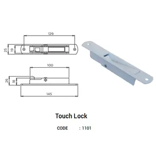 Touch Lock for UPVC Windows & Doors by Simmply Perfect, Hyderabad