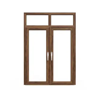 Walnut UPVC 60 Series Combination Double Casement Door with Top Fix by Simmply Perfect, Hyderabad