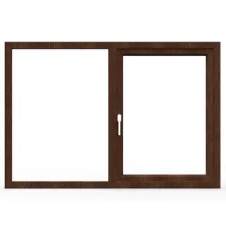 Walnut UPVC Single Casement Window with Side Fix | Simmply Perfect – view 2 Walnut UPVC Single Casement Window with Side Fix – view 2 by Simmply Perfect, Hyderabad