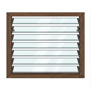 Walnut UPVC Ventilator Design 12 by Simmply Perfect, Hyderabad