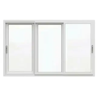 White UPVC 112 Series 3-Track 3-Panel Sliding Window by Simmply Perfect, Hyderabad