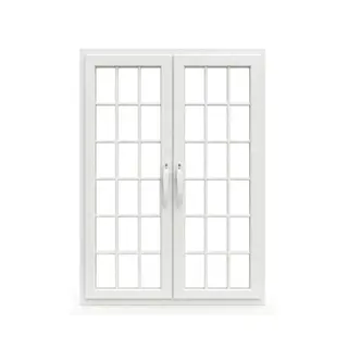 White UPVC 60 Series French Double Casement Door by Simmply Perfect, Hyderabad
