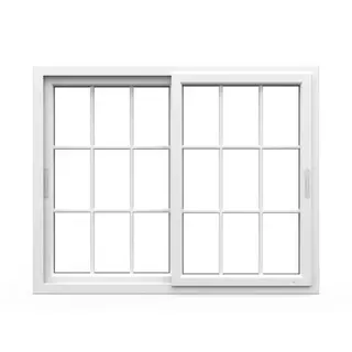 White UPVC 62 Series 2-Track French Sliding Window by Simmply Perfect, Hyderabad