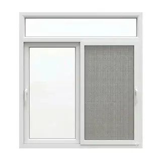 White UPVC 90 Series 2.5-Track Combination Sliding Door with Top Fix by Simmply Perfect, Hyderabad
