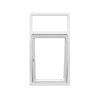 White UPVC Combination Window Tilt and Turn with Top Fix by Simmply Perfect, Hyderabad