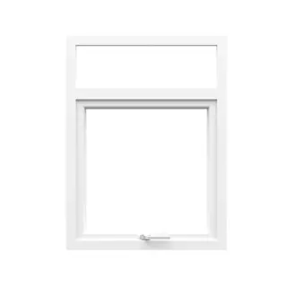 White UPVC Combination Window Top Hung with Top Fix by Simmply Perfect, Hyderabad