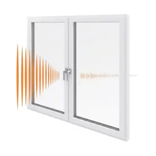 White UPVC Double Casement Soundproof Window | Simmply Perfect – view 2 White UPVC Double Casement Soundproof Window – view 2 by Simmply Perfect, Hyderabad