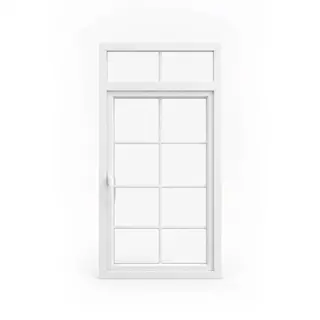 White UPVC French Single Casement Door with Top Fix by Simmply Perfect, Hyderabad