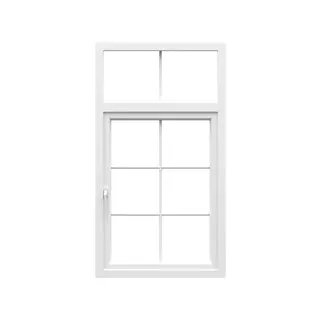 White UPVC French Single Casement Window with Top Fix by Simmply Perfect, Hyderabad