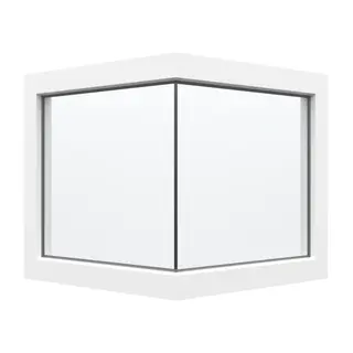 White UPVC Glass to Glass Window by Simmply Perfect, Hyderabad