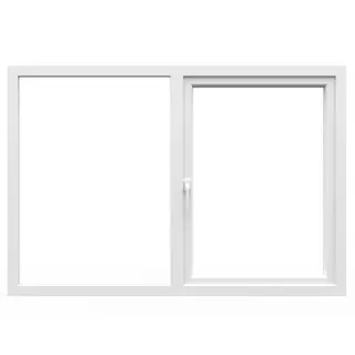 White UPVC Single Casement Window with Half Fixed | Simmply Perfect – view 2 White UPVC Single Casement Window with Half Fixed – view 2 by Simmply Perfect, Hyderabad