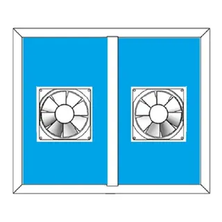 White UPVC Ventilator Design 14 by Simmply Perfect, Hyderabad