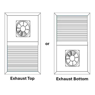 White UPVC Ventilator Design 5 by Simmply Perfect, Hyderabad