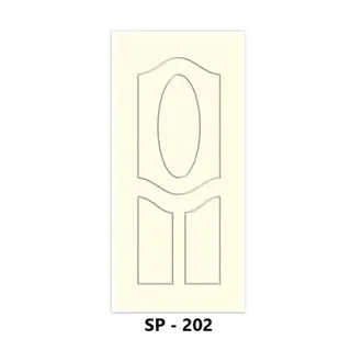 WPC Grooved Door Design 202 by Simmply Perfect, Hyderabad