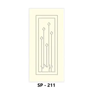 WPC Grooved Door Design 211 by Simmply Perfect, Hyderabad