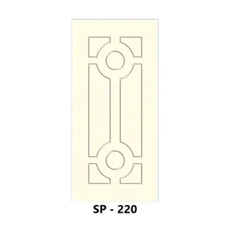 WPC Grooved Door Design 220 by Simmply Perfect, Hyderabad