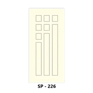 WPC Grooved Door Design 226 by Simmply Perfect, Hyderabad