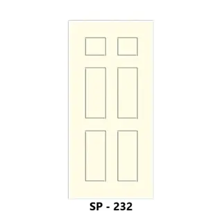 WPC Grooved Door Design 232 by Simmply Perfect, Hyderabad