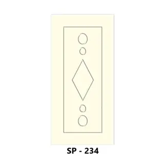 WPC Grooved Door Design 234 by Simmply Perfect, Hyderabad