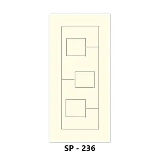 WPC Grooved Door Design 236 by Simmply Perfect, Hyderabad