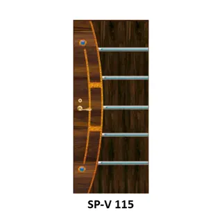 WPC Laminated Door (SP-V 115) by Simmply Perfect, Hyderabad