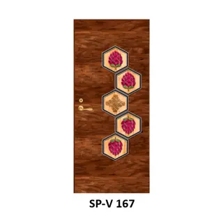 WPC Laminated Door (SP-V 167) by Simmply Perfect, Hyderabad