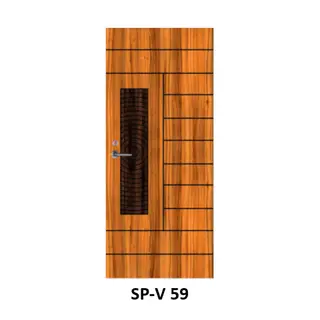 WPC Laminated Door (SP-V 59) by Simmply Perfect, Hyderabad