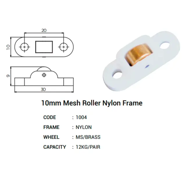 10mm Mesh Roller Nylon Frame for UPVC Windows & Doors | Simmply Perfect 10mm Mesh Roller Nylon Frame for UPVC Windows & Doors by Simmply Perfect, Hyderabad
