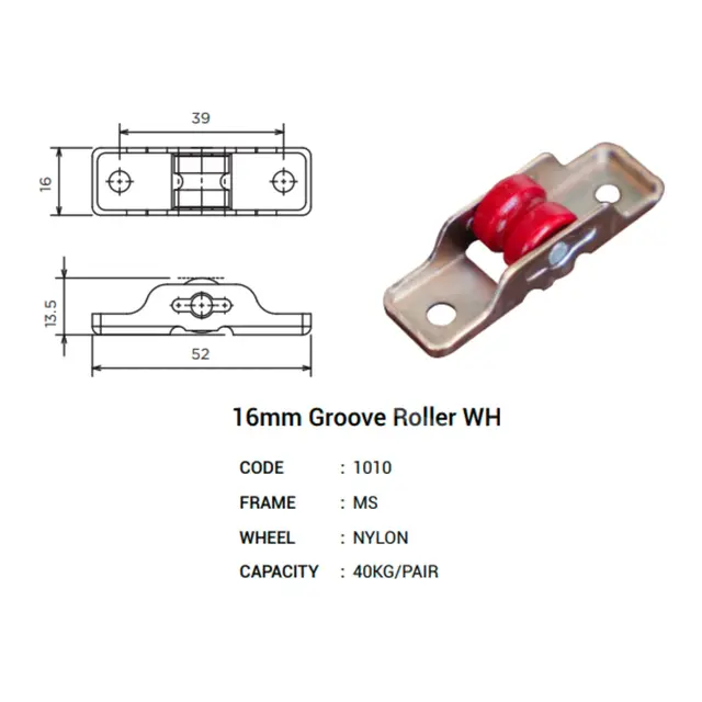 16mm Groove Window Roller Wh for UPVC Windows & Doors | Simmply Perfect 16mm Groove Window Roller Wh for UPVC Windows & Doors by Simmply Perfect, Hyderabad