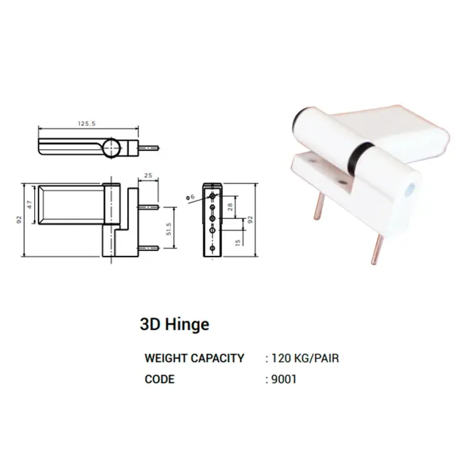 3d Hinge for UPVC Windows & Doors | Simmply Perfect 3d Hinge for UPVC Windows & Doors by Simmply Perfect, Hyderabad