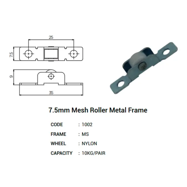 7.5mm Mesh Roller Metal Frame for UPVC Windows & Doors | Simmply Perfect 7.5mm Mesh Roller Metal Frame for UPVC Windows & Doors by Simmply Perfect, Hyderabad