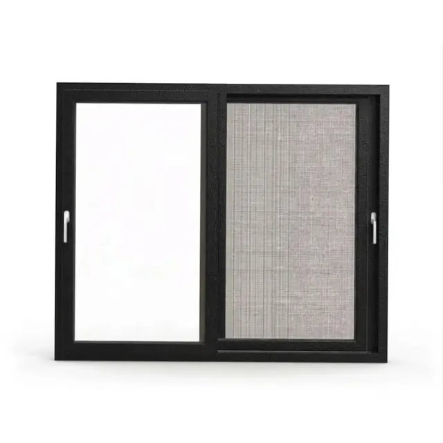 Black Laminated UPVC 112 Series 3-Track 2-Panel Sliding Door with Mesh Black Laminated UPVC 112 Series 3-Track 2-Panel Sliding Door with Mesh by Simmply Perfect, Hyderabad
