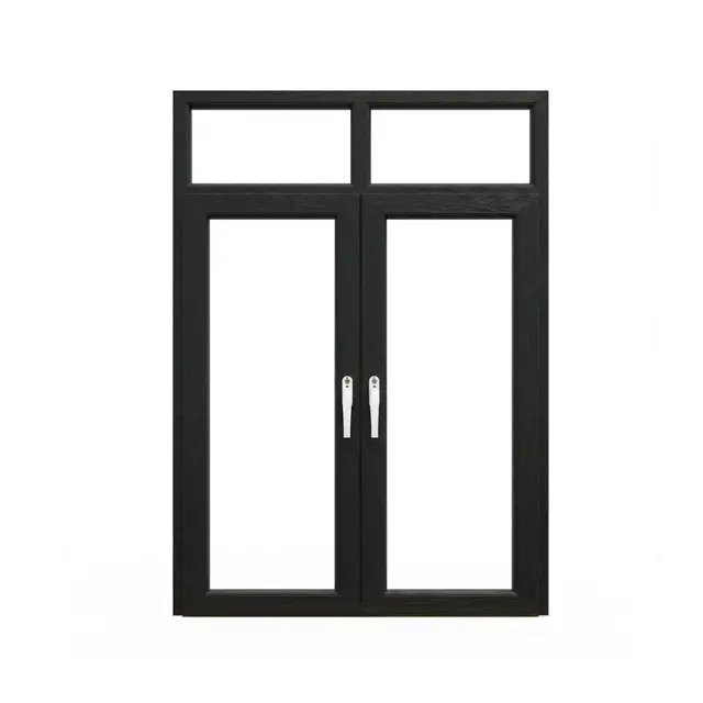 Black Laminated UPVC 60 Series Combination Double Casement Door Black Laminated UPVC 60 Series Combination Double Casement Door by Simmply Perfect, Hyderabad