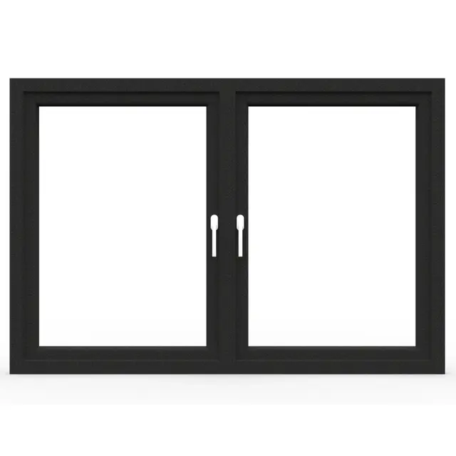 Black Laminated UPVC 60 Series Double Casement Window by Simmply Perfect, Hyderabad