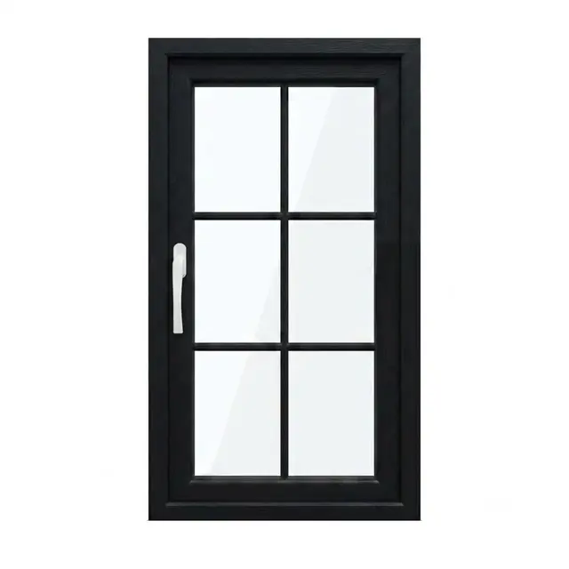 Black Laminated UPVC 60 Series French Single Casement Door Black Laminated UPVC 60 Series French Single Casement Door by Simmply Perfect, Hyderabad
