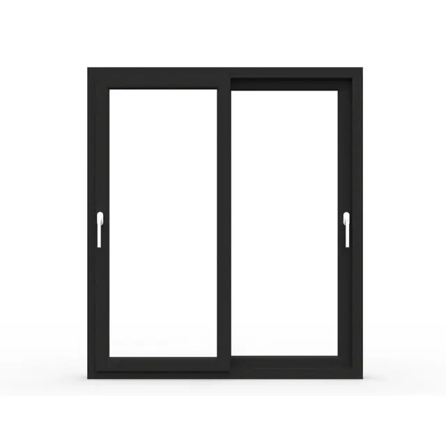 Black Laminated UPVC 62 Series 2-Track 2-Panel Sliding Door Black Laminated UPVC 62 Series 2-Track 2-Panel Sliding Door by Simmply Perfect, Hyderabad