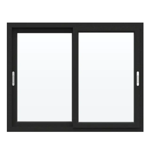Black Laminated UPVC 62 Series 2-Track 2-Panel Sliding Window Black Laminated UPVC 62 Series 2-Track 2-Panel Sliding Window by Simmply Perfect, Hyderabad