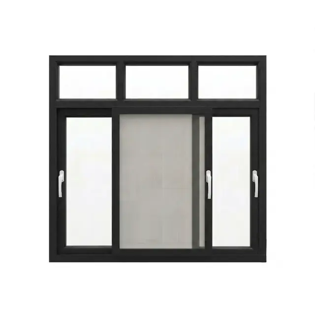Black Laminated UPVC 90 Series 2.5-Track Combination Sliding Door with Top Fix by Simmply Perfect, Hyderabad