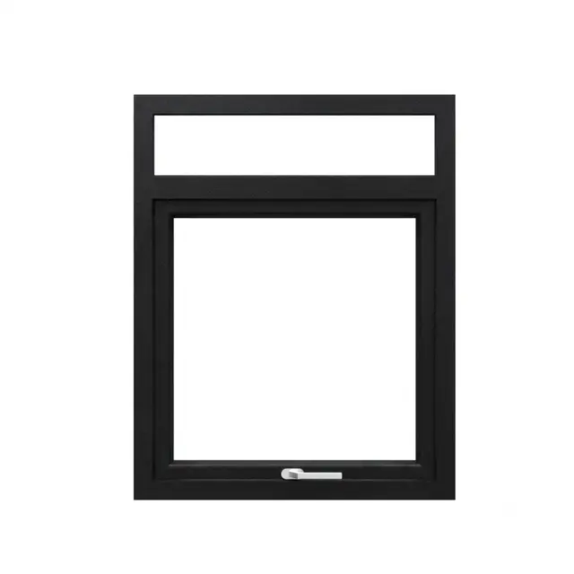 Black Laminated UPVC Combination Window Top Hung with Top Fix by Simmply Perfect, Hyderabad