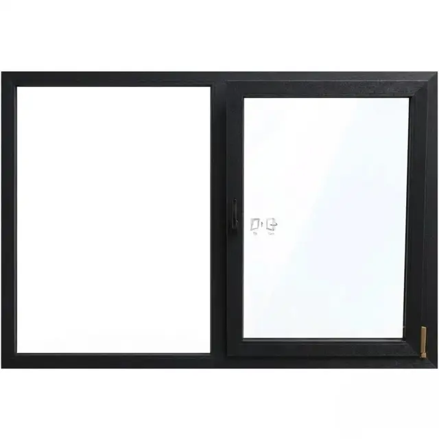 Black Laminated UPVC Single Casement Window with Side Fix Black Laminated UPVC Single Casement Window with Side Fix by Simmply Perfect, Hyderabad