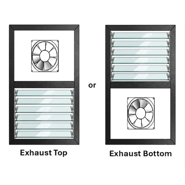 Black Laminated UPVC Ventilator Design 5 | Simmply Perfect Black Laminated UPVC Ventilator Design 5 by Simmply Perfect, Hyderabad
