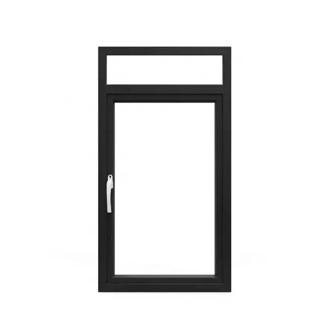Black UPVC 60 Series Combination Single Casement Door | Simmply Perfect Black UPVC 60 Series Combination Single Casement Door by Simmply Perfect, Hyderabad
